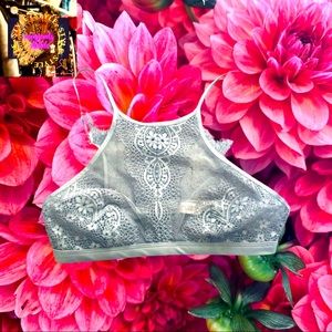 Victoria Secret Silver Lace Bra